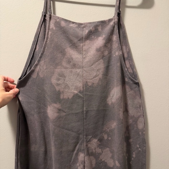 Grey jumper suit handmade ribbed medium acid wash - Picture 3 of 7